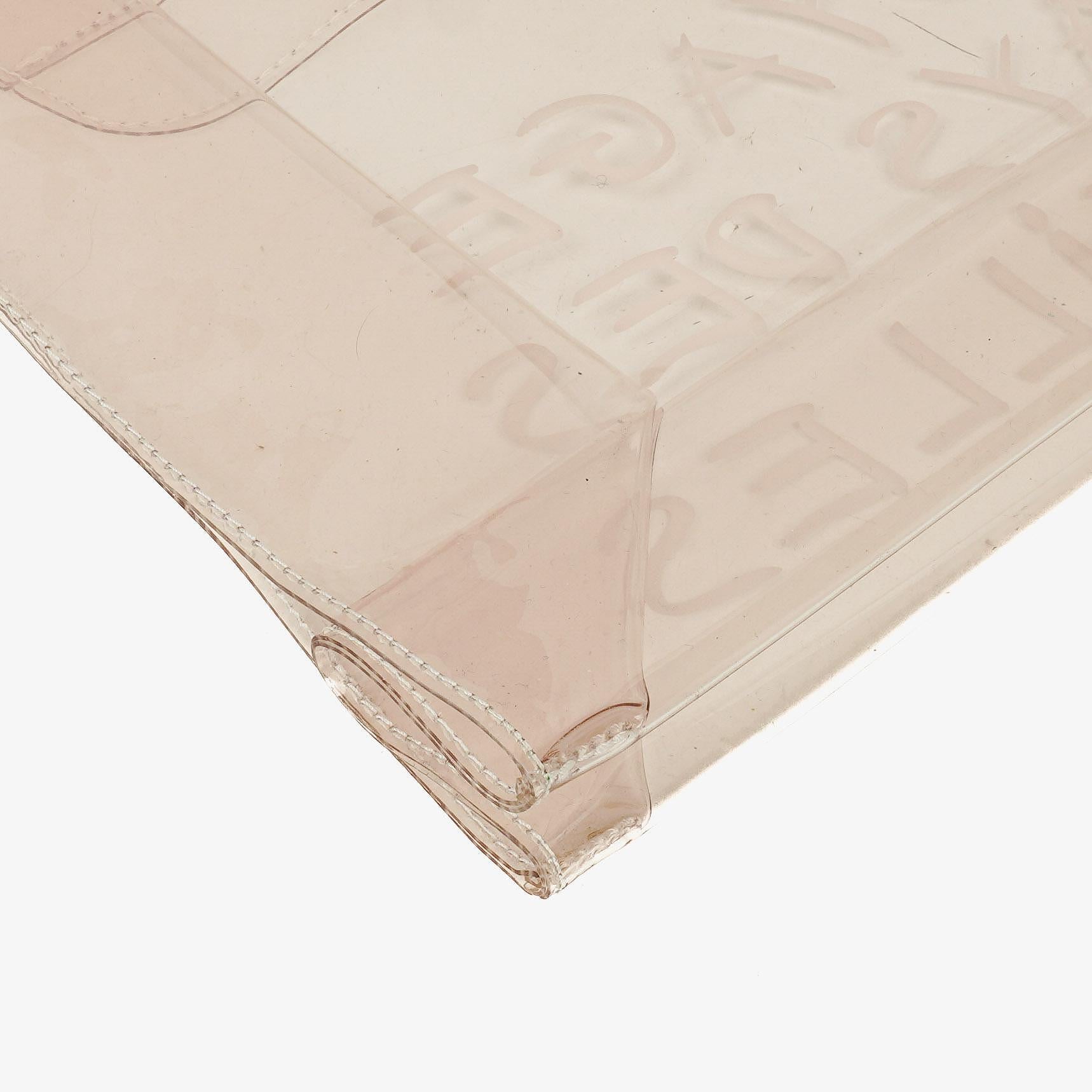 Hermès Souvenir De L'Exposition Kelly Tasche aus transparentem Vinyl