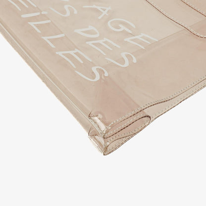 Hermès Souvenir De L'Exposition Kelly Tasche aus transparentem Vinyl