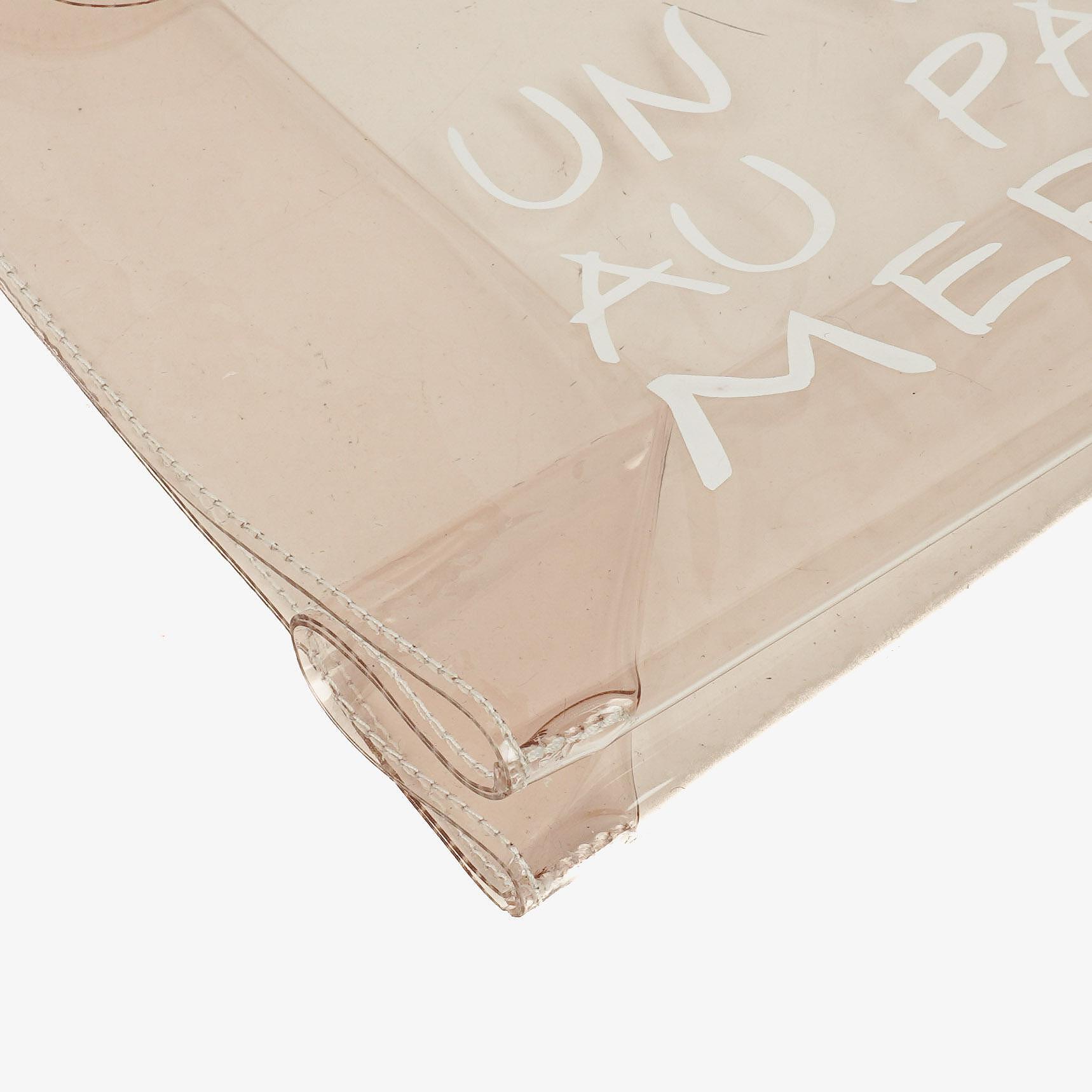 Hermès Souvenir De L'Exposition Kelly Tasche aus transparentem Vinyl