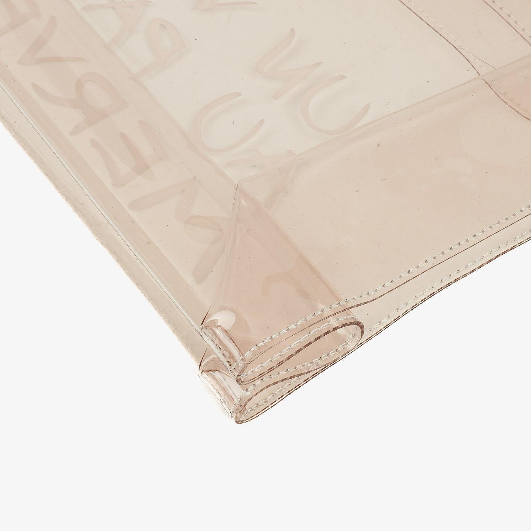 Hermès Souvenir De L'Exposition Kelly Tasche aus transparentem Vinyl
