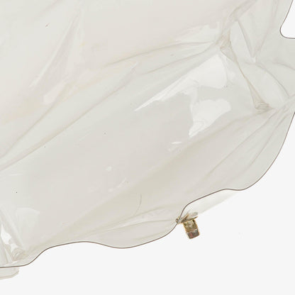 Hermès Souvenir De L'Exposition Kelly Tasche aus transparentem Vinyl
