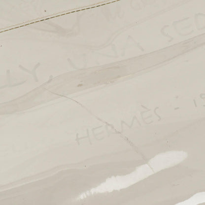 Hermès Souvenir De L'Exposition Kelly Tasche aus transparentem Vinyl