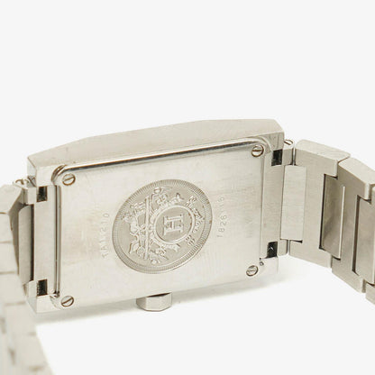 Hermès Tandem TA1.210 Quarzuhr aus Edelstahl