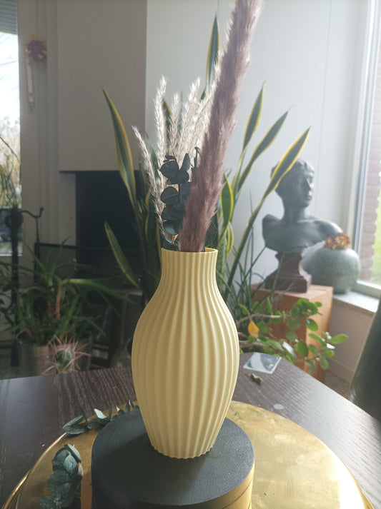 Elegante 3D-Gedruckte Kontur-Vase