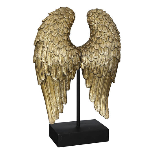 Skulptur Wing – Antik‑Gold, Polyresin