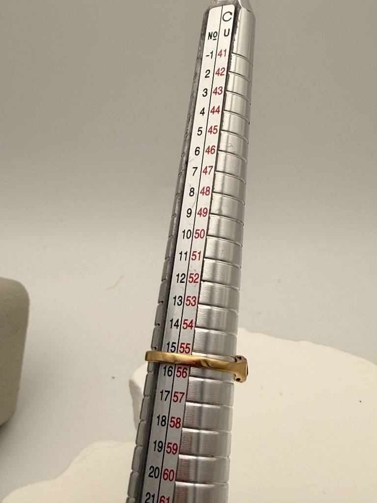 Exquisiter Vintage Rubin-Diamant Ring 585 Gold – Zeitlose Mid-Century Eleganz