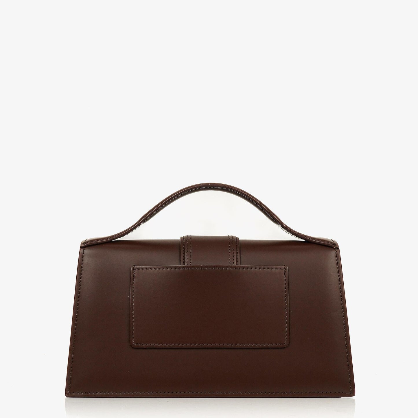 Jacquemus Le Grand Bambino Schultertasche aus braunem Kalbsleder