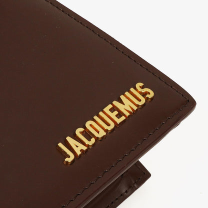 Jacquemus Le Grand Bambino Schultertasche aus braunem Kalbsleder