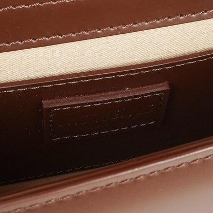 Jacquemus Le Grand Bambino Schultertasche aus braunem Kalbsleder