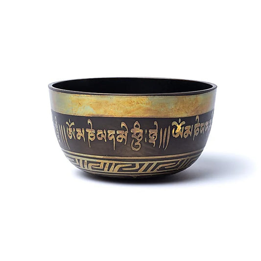 Klangschale OMPMH graviert - 1400 - 1500 g; 17x10 cm - Laminimas e.K