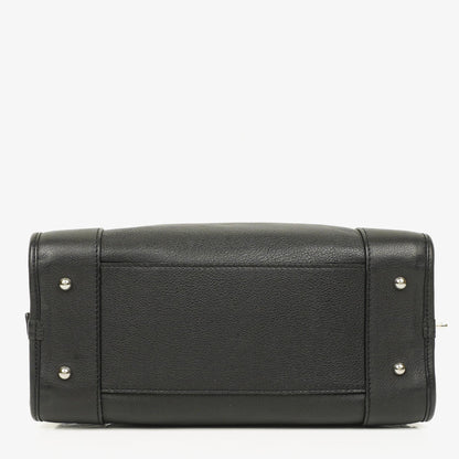 Loewe Amazona 28 Handtasche aus schwarzem Leder