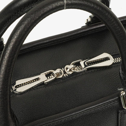 Loewe Amazona 28 Handtasche aus schwarzem Leder