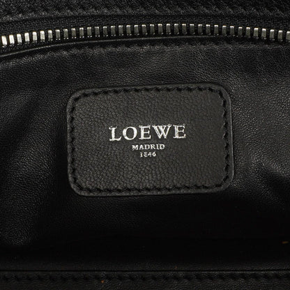 Loewe Amazona 28 Handtasche aus schwarzem Leder