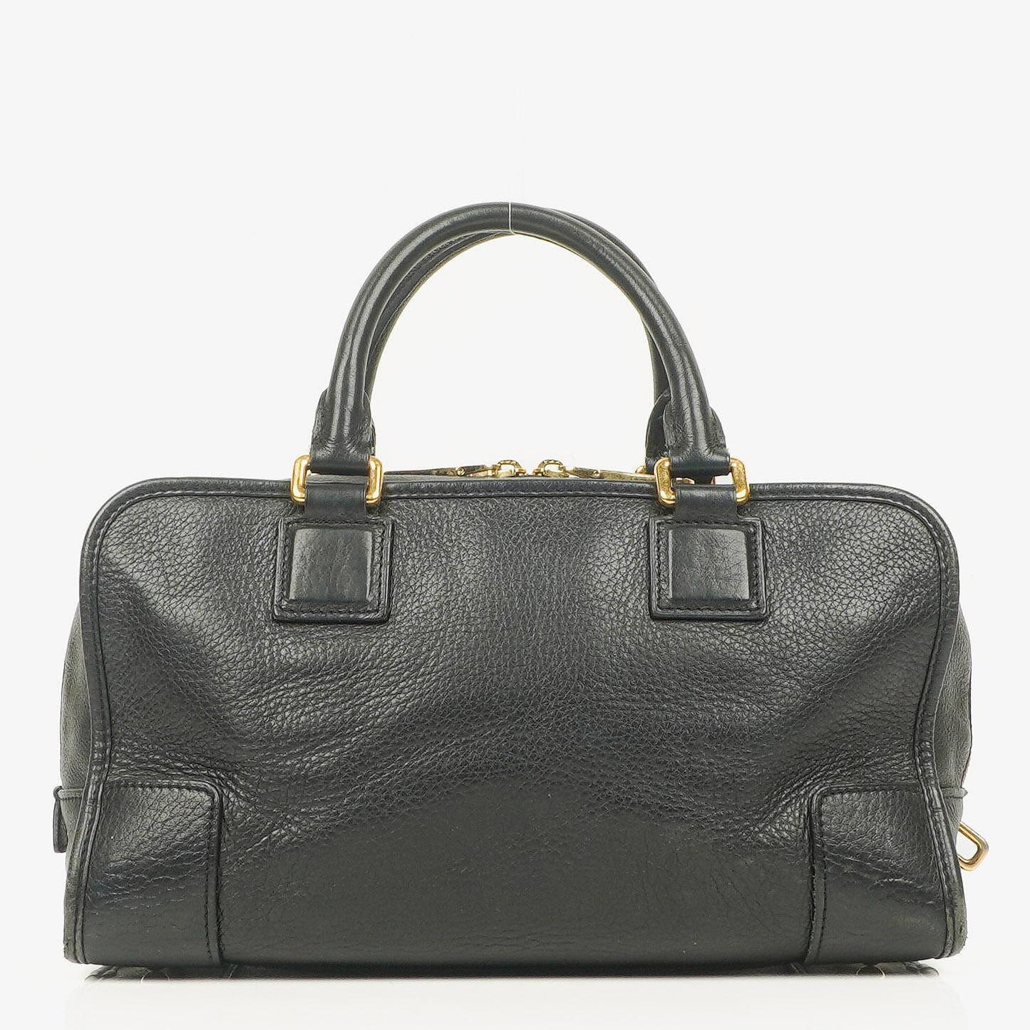 Loewe Amazona 28 Handtasche aus schwarzem Leder