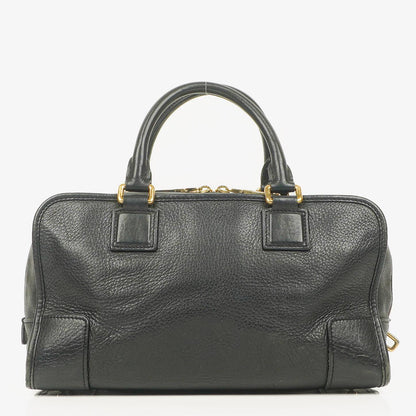 Loewe Amazona 28 Handtasche aus schwarzem Leder