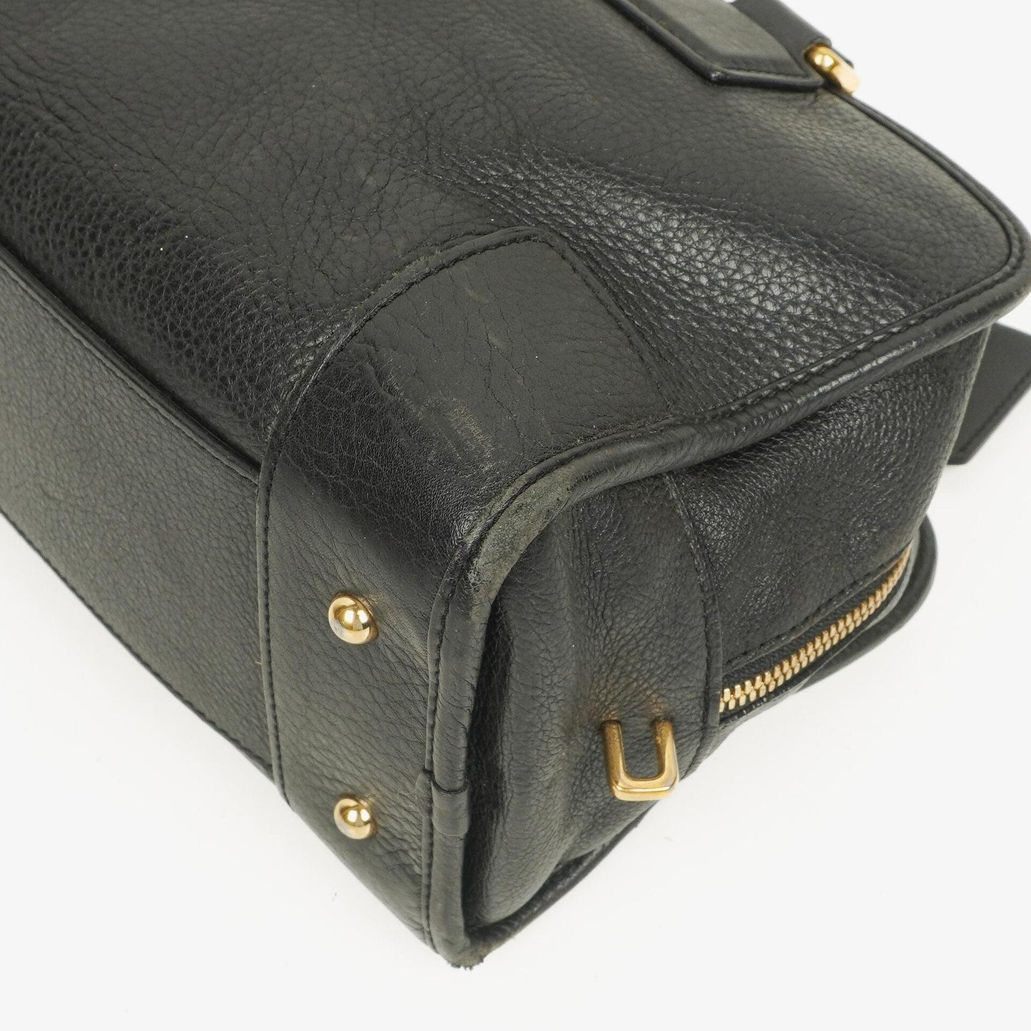 Loewe Amazona 28 Handtasche aus schwarzem Leder