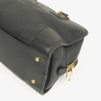 Loewe Amazona 28 Handtasche aus schwarzem Leder