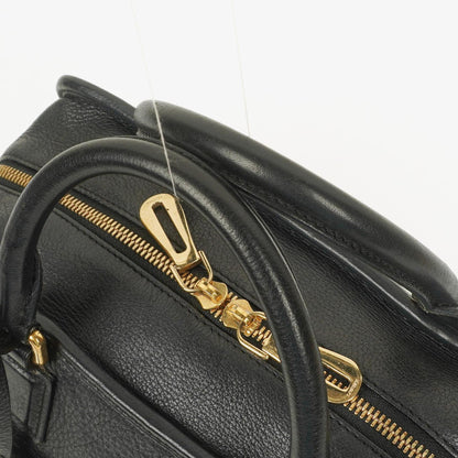 Loewe Amazona 28 Handtasche aus schwarzem Leder