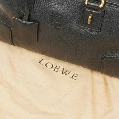 Loewe Amazona 28 Handtasche aus schwarzem Leder
