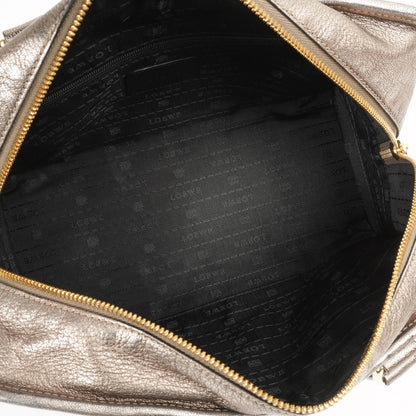 Loewe Amazona 28 Handtasche Bronze Metallic Kalbsleder