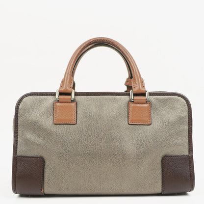 Loewe Amazona 28 Handtasche aus Metallic-Kalbsleder