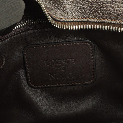 Loewe Amazona 28 Handtasche aus Metallic-Kalbsleder