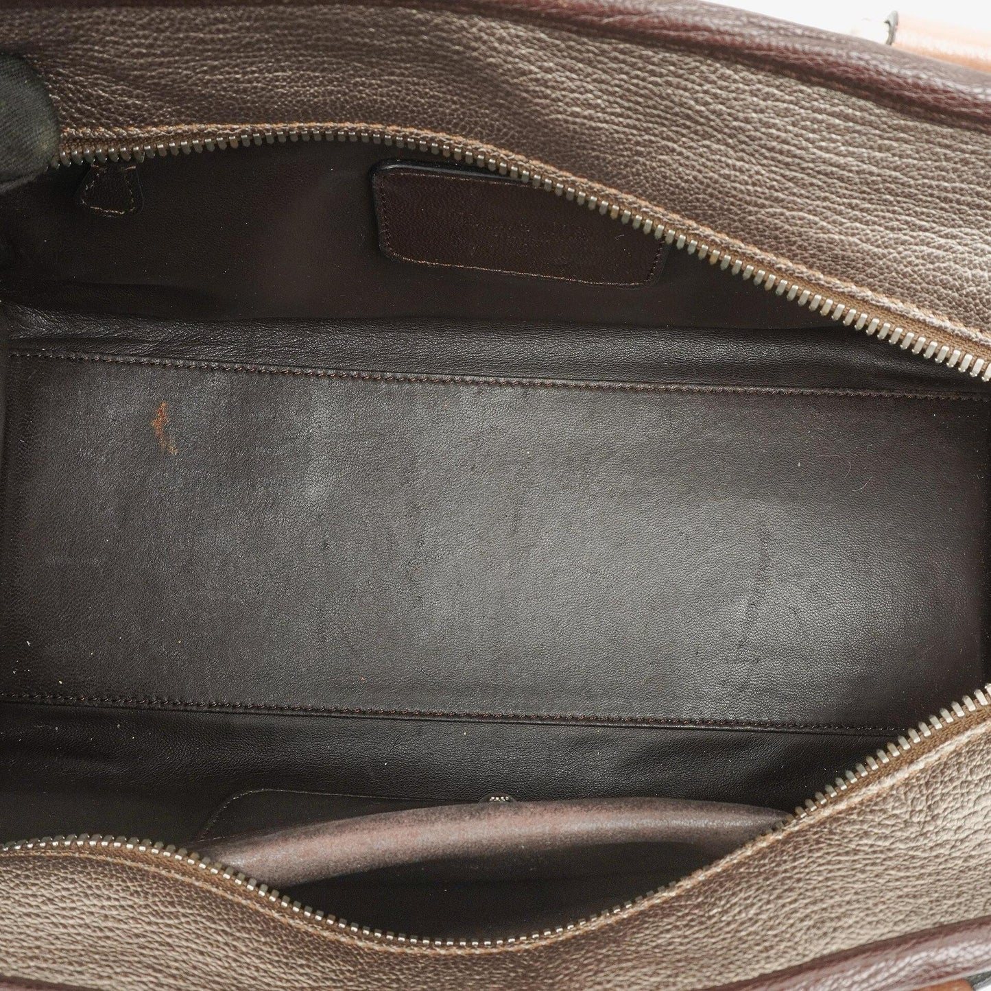 Loewe Amazona 28 Handtasche aus Metallic-Kalbsleder