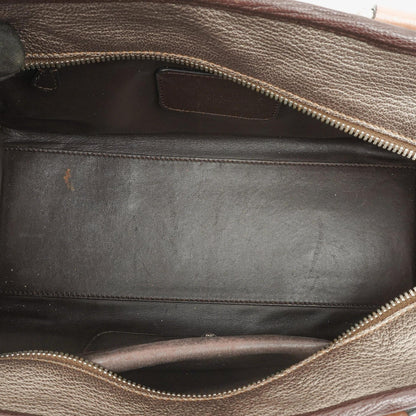 Loewe Amazona 28 Handtasche aus Metallic-Kalbsleder
