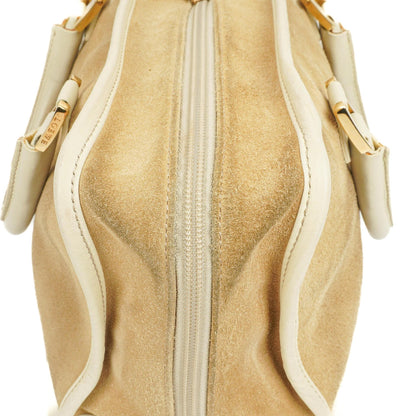 Loewe Amazona Wildleder Kalbsleder Griff Tasche
