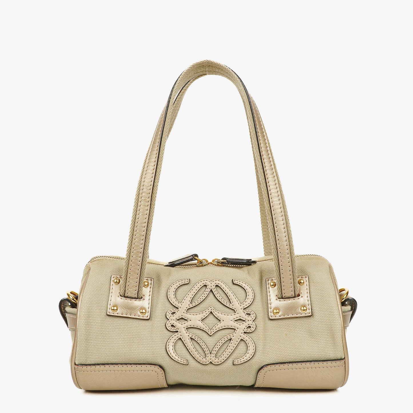 Loewe Anagram Boston-Tasche in Neutral