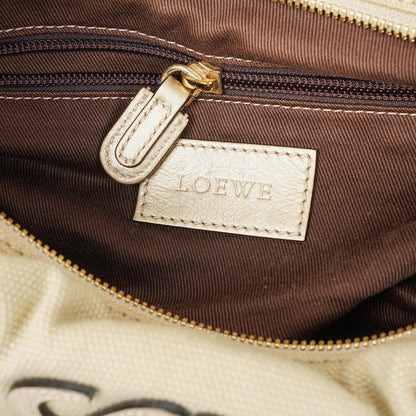 Loewe Anagram Boston-Tasche in Neutral