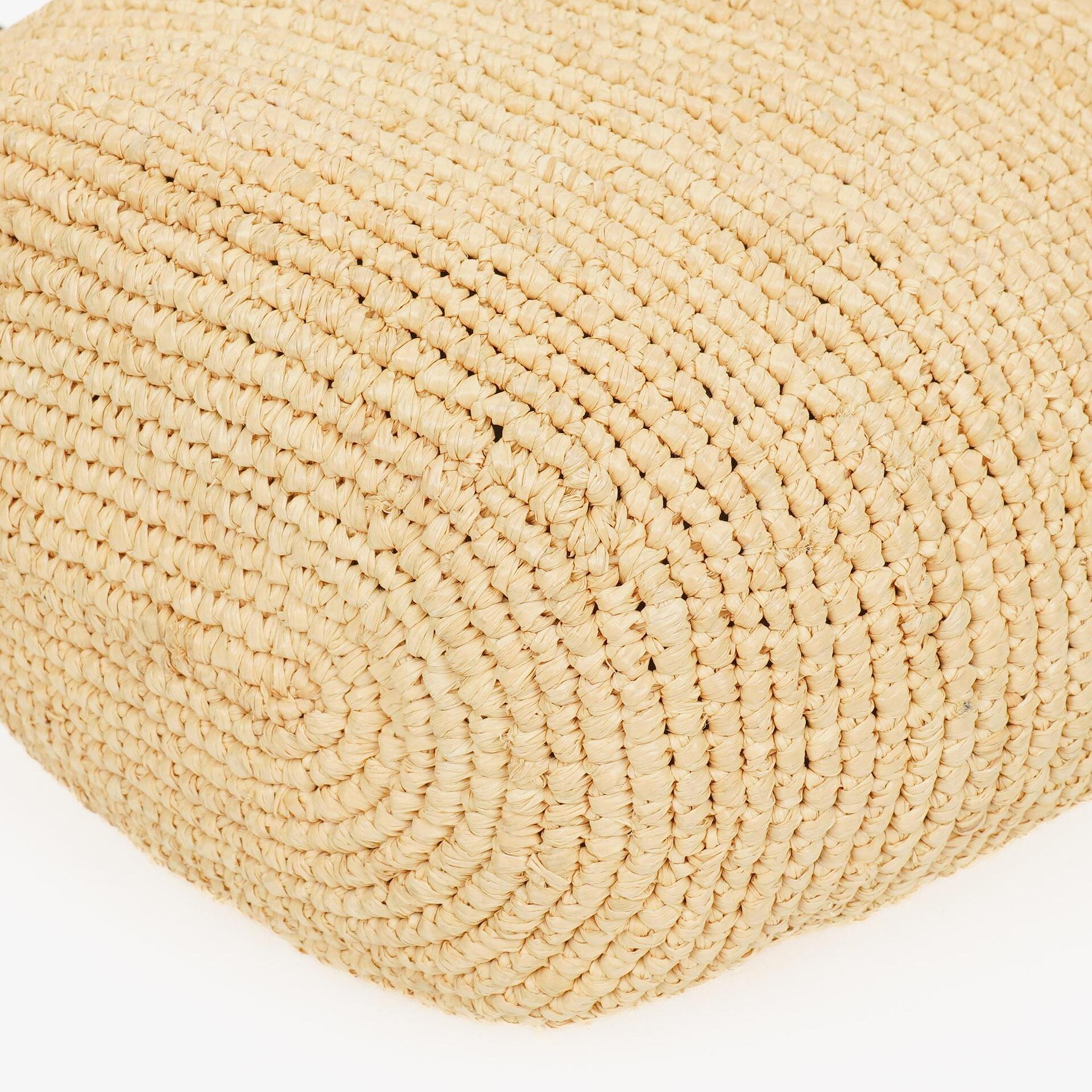 Loewe Anagram Paula's Ibiza Pochette Crossbody-Tasche aus Raffia