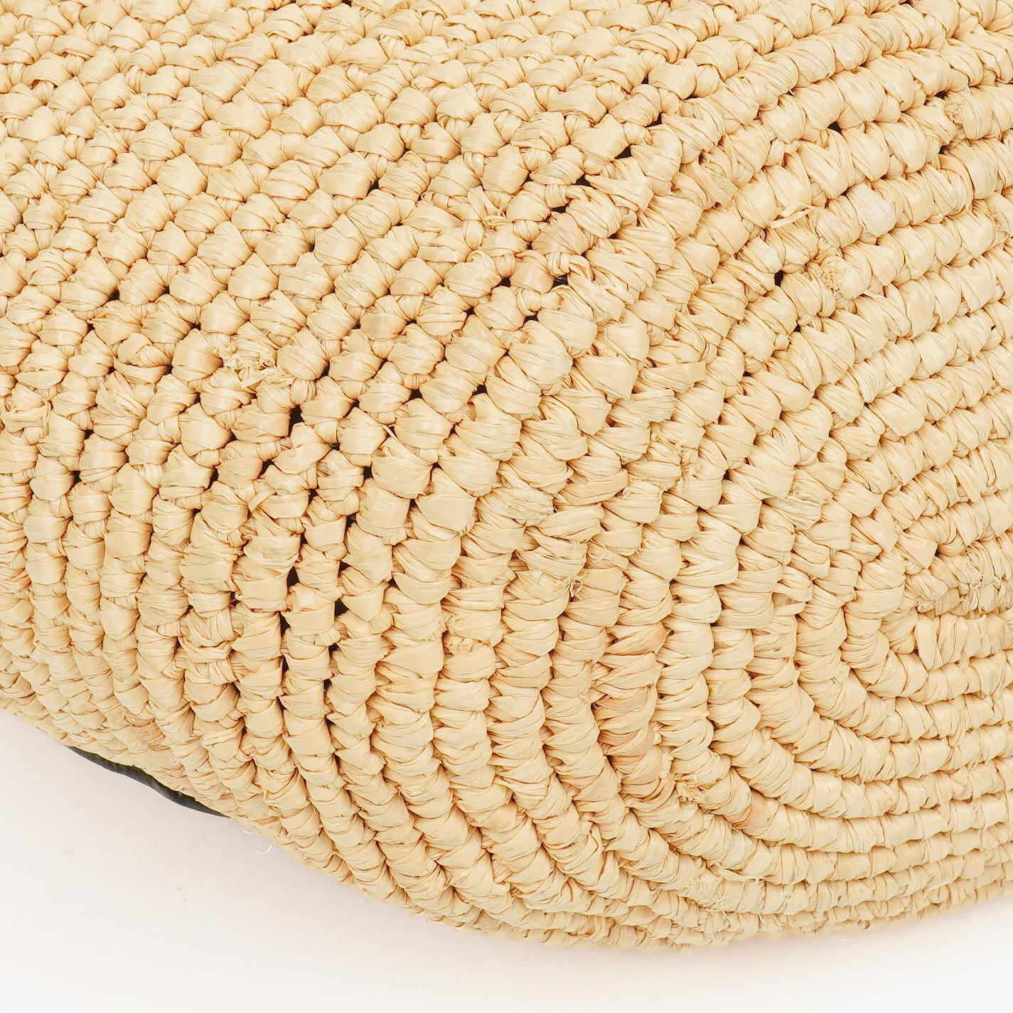 Loewe Anagram Paula's Ibiza Pochette Crossbody-Tasche aus Raffia