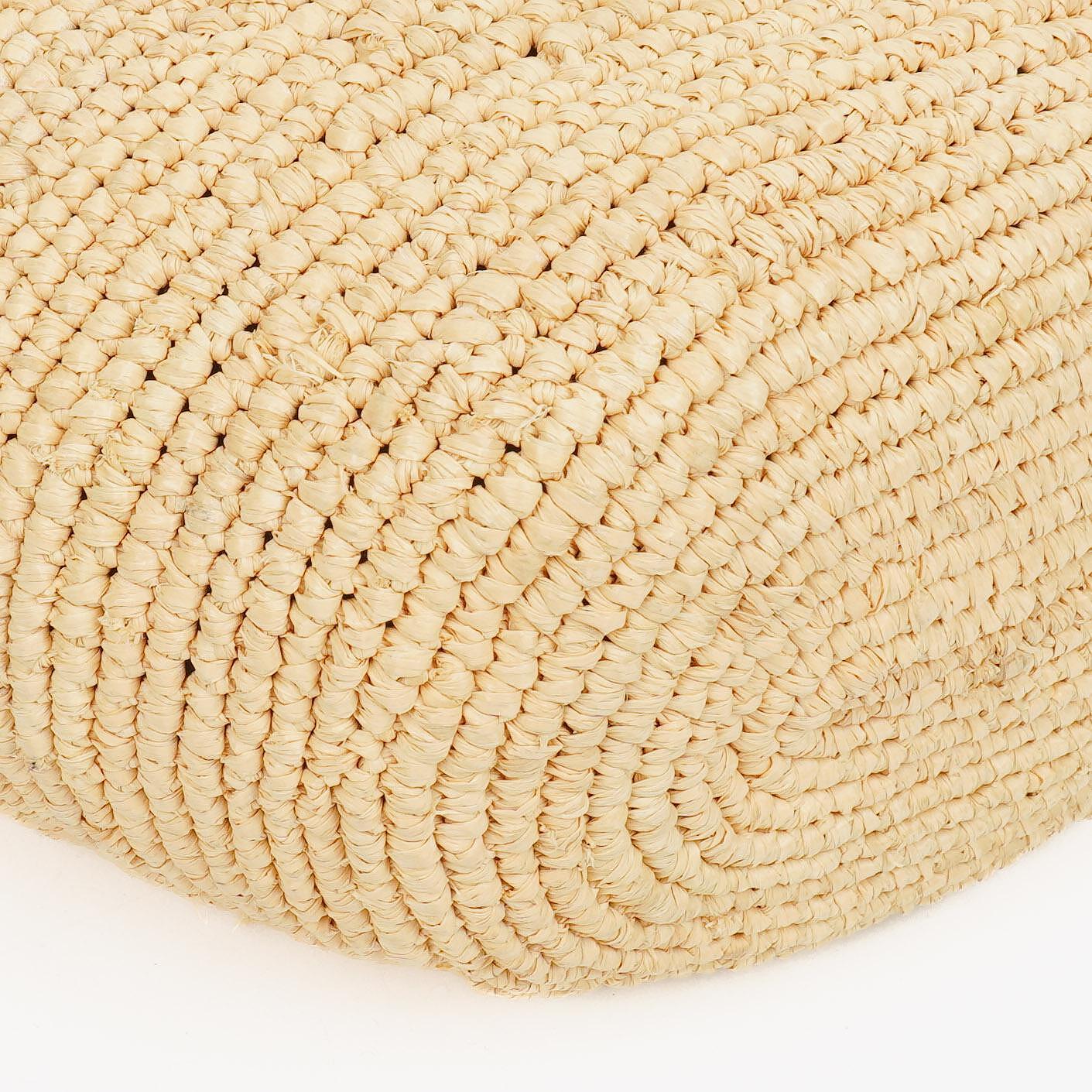 Loewe Anagram Paula's Ibiza Pochette Crossbody-Tasche aus Raffia