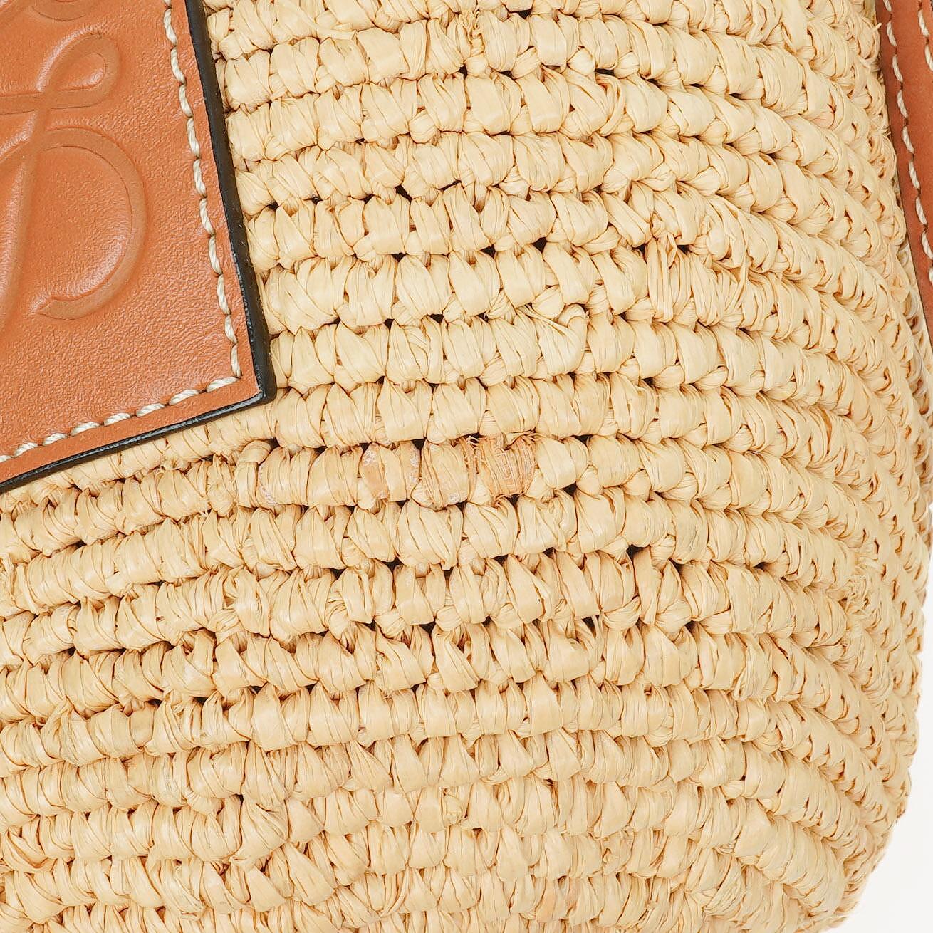 Loewe Anagram Paula's Ibiza Pochette Crossbody-Tasche aus Raffia