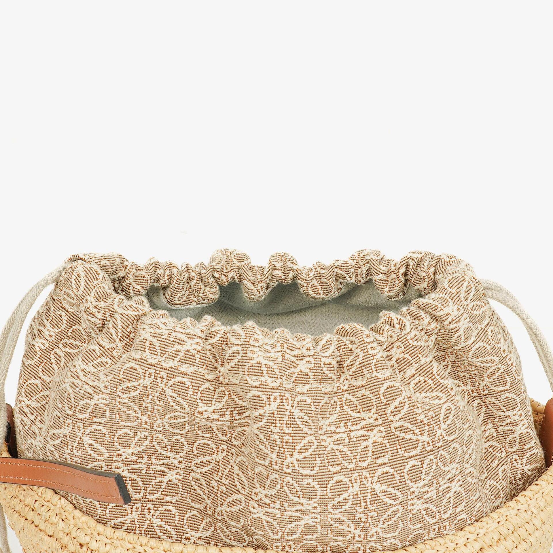 Loewe Anagram Paula's Ibiza Pochette Crossbody-Tasche aus Raffia