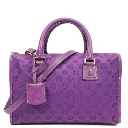 Loewe Anagram Lila Schultertasche
