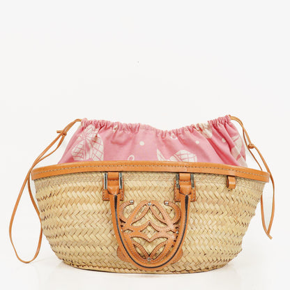 Loewe Anagram Korbtasche aus Raffia