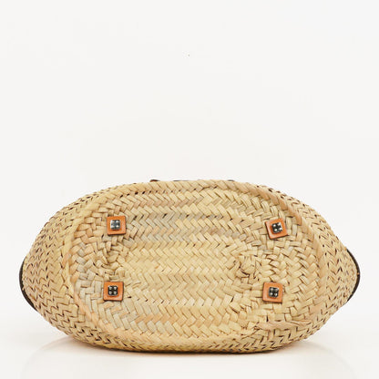 Loewe Anagram Korbtasche aus Raffia