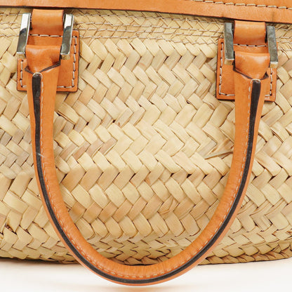 Loewe Anagram Korbtasche aus Raffia