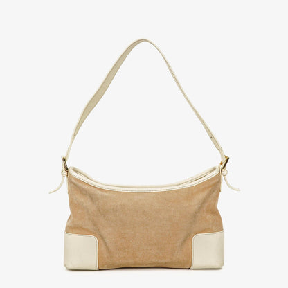 Loewe Anagram Schultertasche aus Wildleder