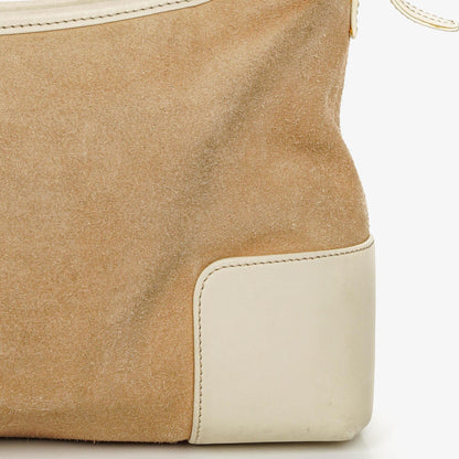 Loewe Anagram Schultertasche aus Wildleder