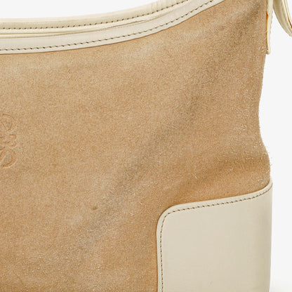 Loewe Anagram Schultertasche aus Wildleder