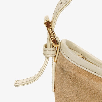 Loewe Anagram Schultertasche aus Wildleder