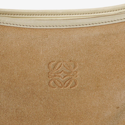 Loewe Anagram Schultertasche aus Wildleder