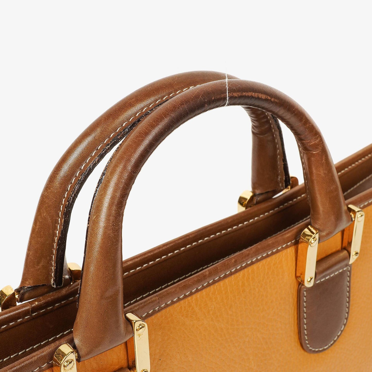 Loewe Braune Leder Anagram Aktentasche