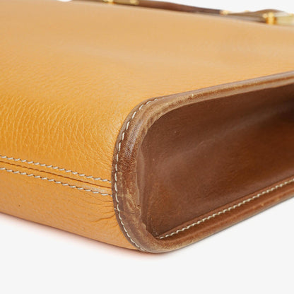 Loewe Braune Leder Anagram Aktentasche