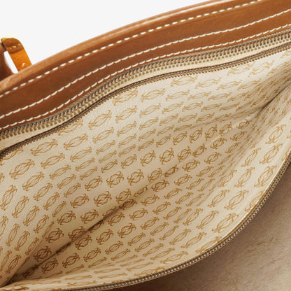 Loewe Braune Leder Anagram Aktentasche
