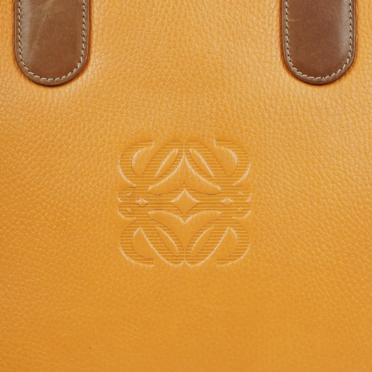 Loewe Braune Leder Anagram Aktentasche