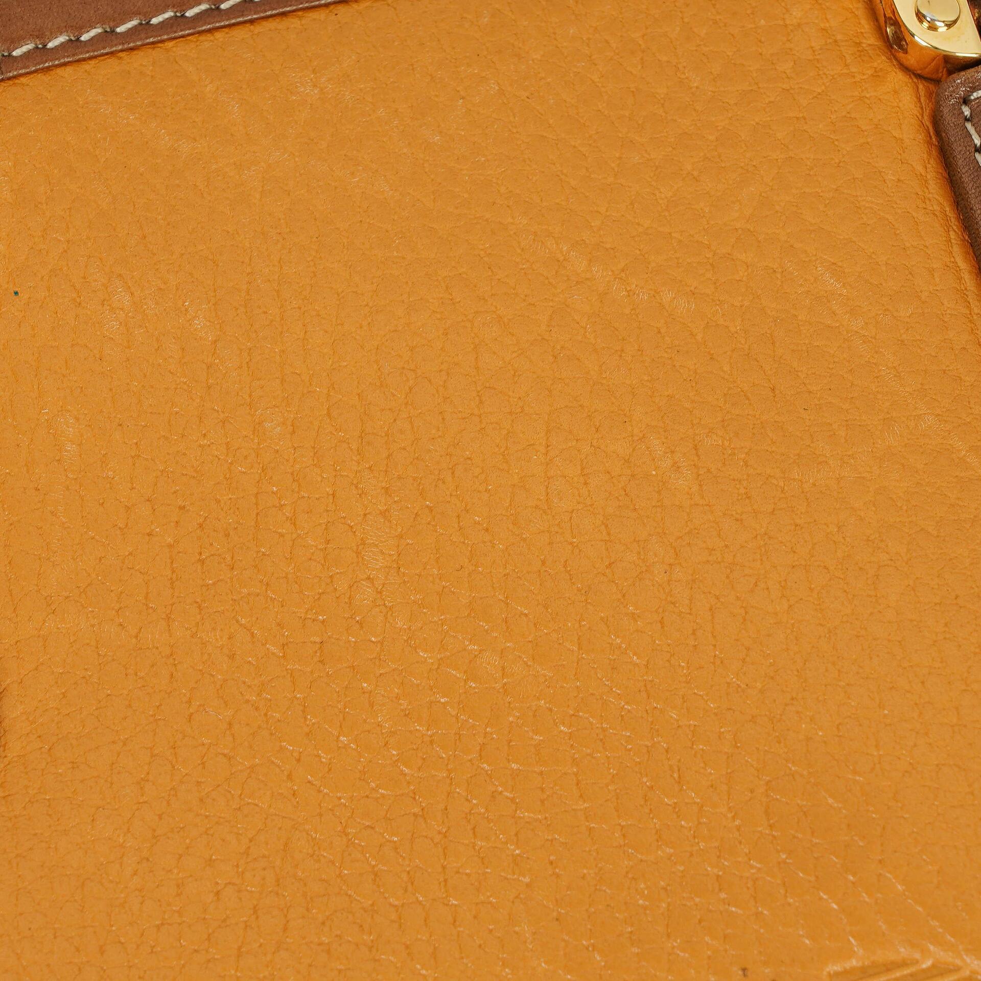 Loewe Braune Leder Anagram Aktentasche